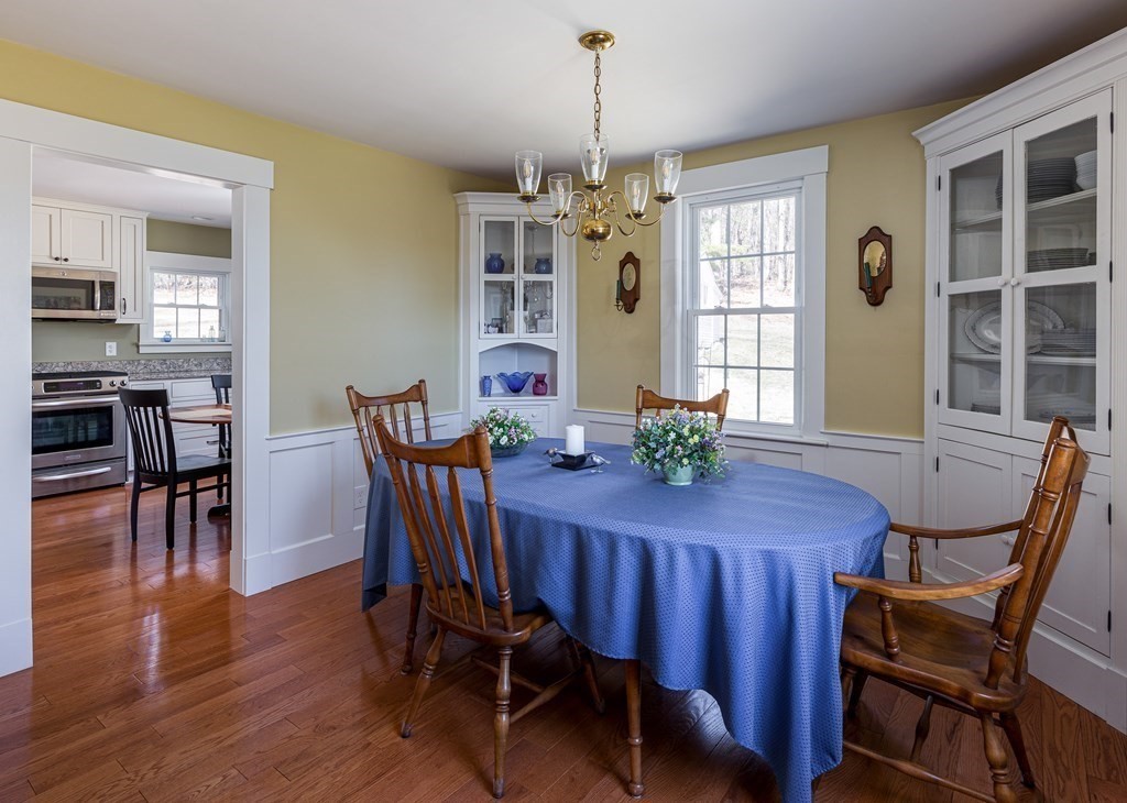 61 Ayer Road Harvard, MA 01451 - Photo 20 of 32 a view of a dining room with furniture window and wooden floor