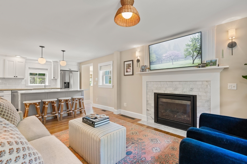 36 Autumn Circle Canton, MA 02021 - Photo 6 of 32 a living room with furniture and a fireplace
