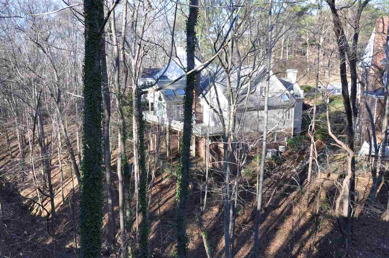1200 Bancroft Street Raleigh, NC 27612 - Photo 3 of 16 Elegant newer homes through the winter trees. Watch for the view when the huge trees are wearing their spring and summer leaves!! View