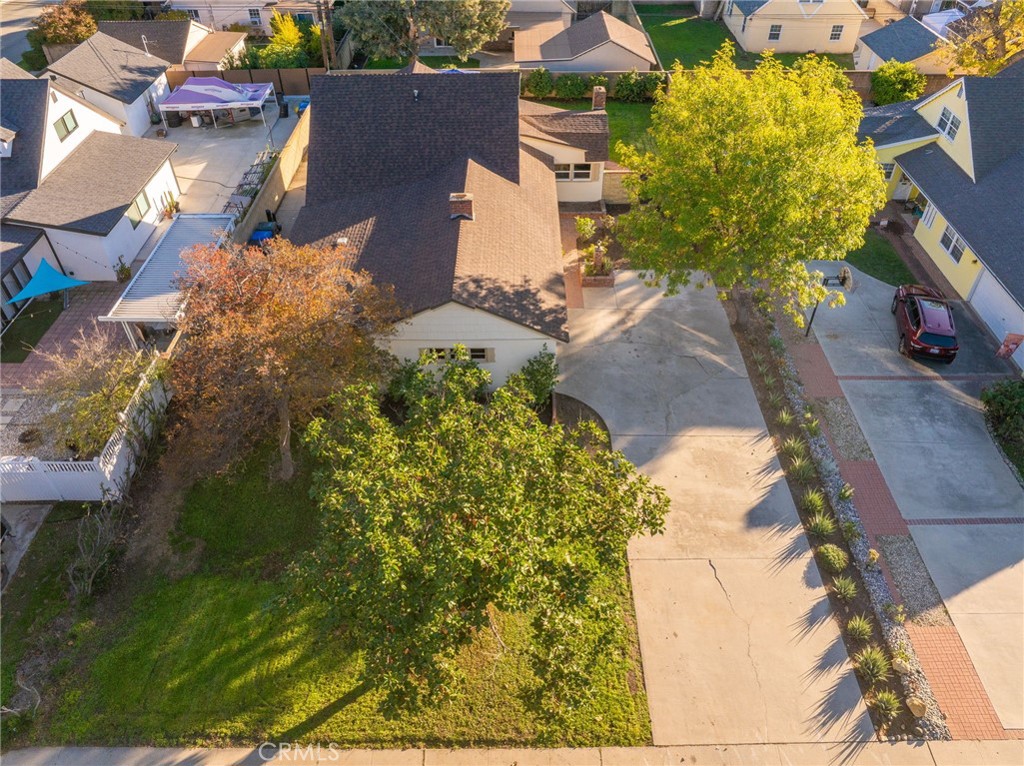 838 East Ada Avenue Glendora, CA 91741 - Photo 36 of 48 an aerial view of a house with a yard basket ball court and outdoor seating
