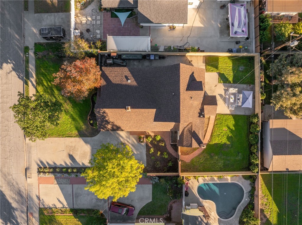838 East Ada Avenue Glendora, CA 91741 - Photo 48 of 48 an aerial view of residential houses with outdoor space