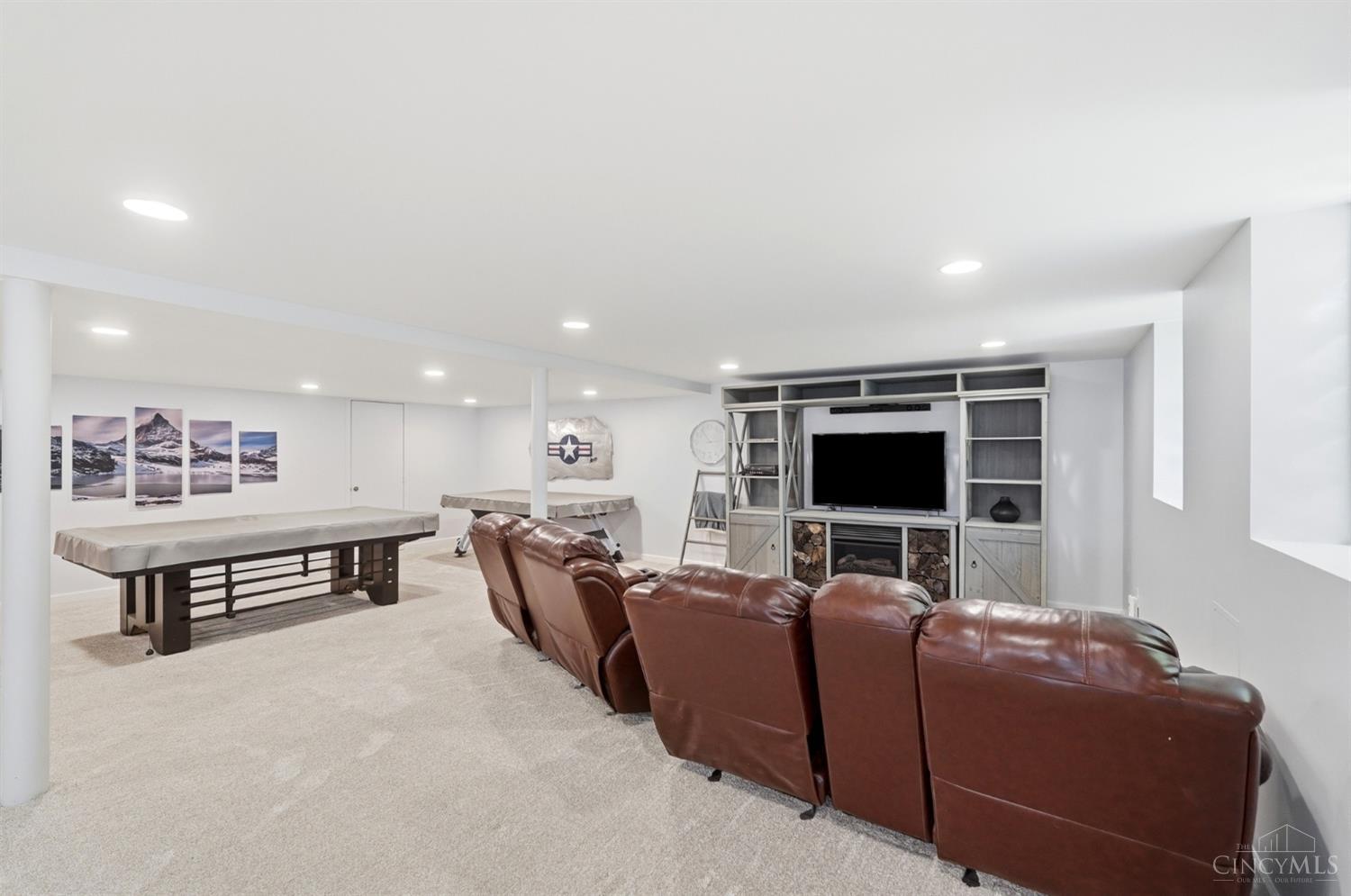 2853 Werk Road Cincinnati, OH 45211 - Photo 42 of 62 Expansive finished lower level Family Room