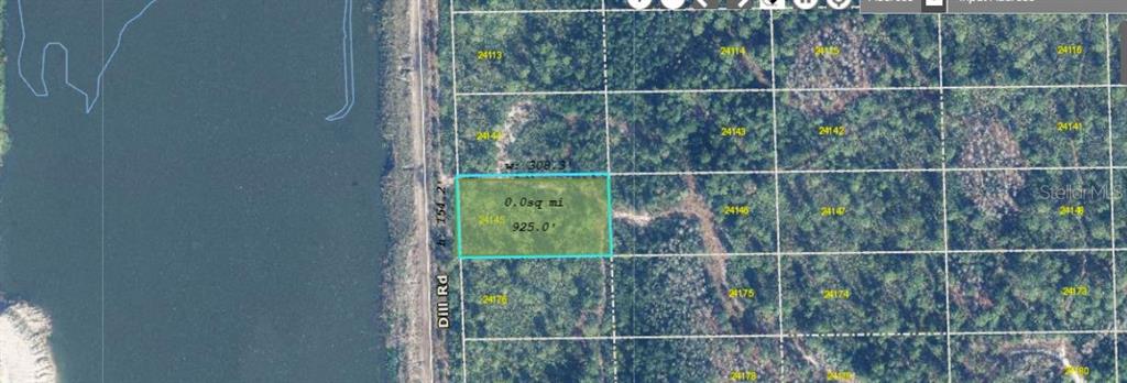 1707 Dill Road Christmas, FL 32709 - Photo 2 of 4 a view of a fence and trees from a window