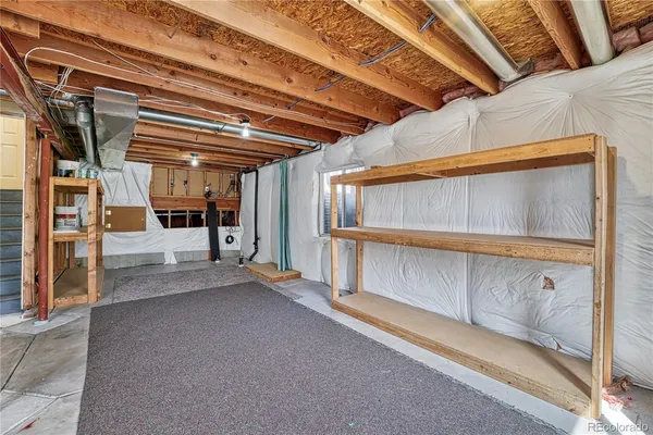 a view of under construction room and staircase