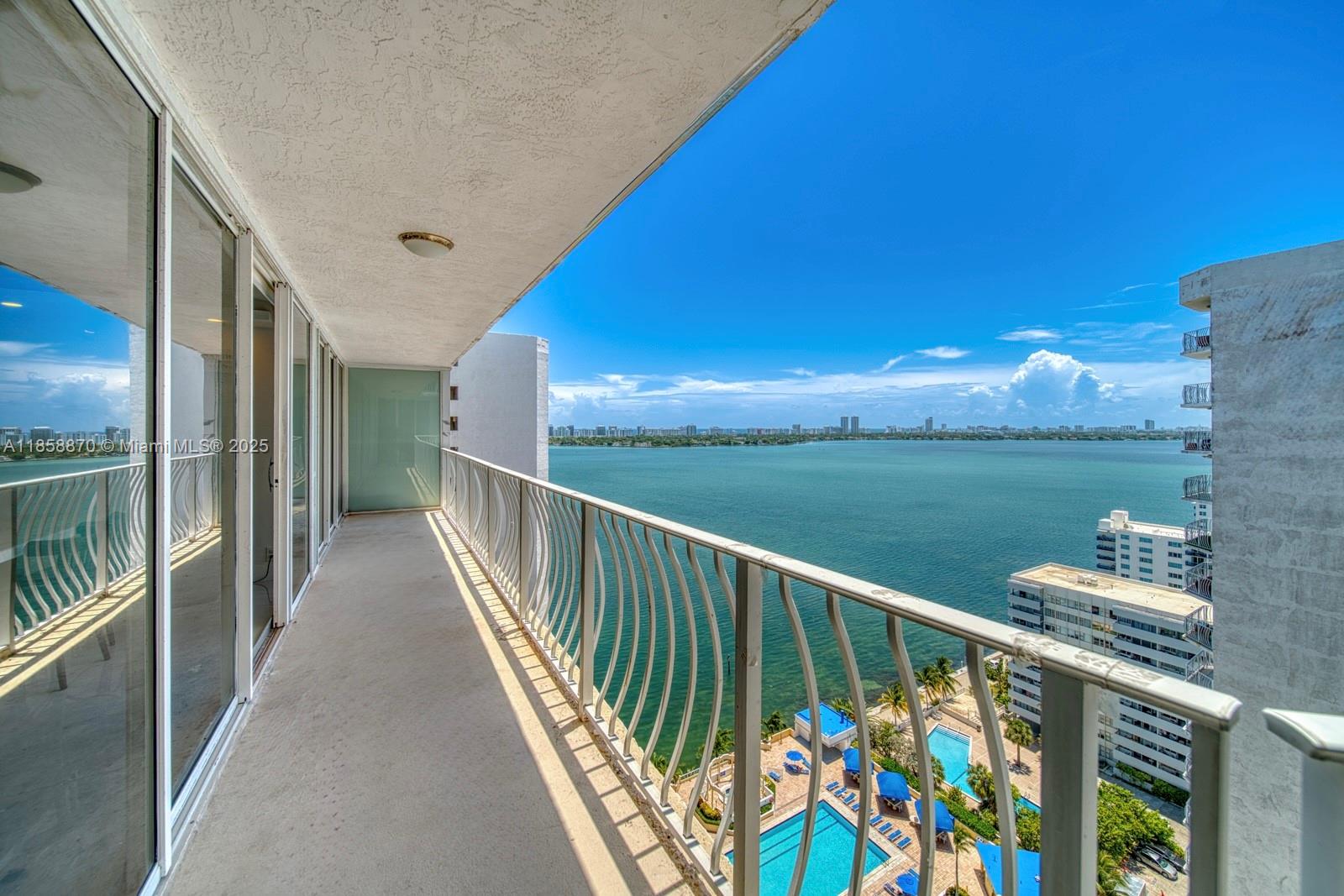 7601 East Treasure Drive, Unit 2424 North Bay Village, FL 33141 - Photo 1 of 25 a view of a balcony with staircase