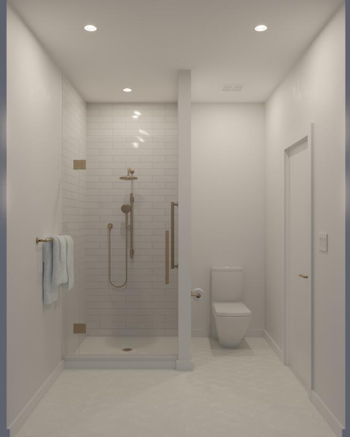 58 Cumberland Avenue, Unit 3 Portland, ME 04101 - Photo 16 of 25 Bathroom Rendering - can be customized!