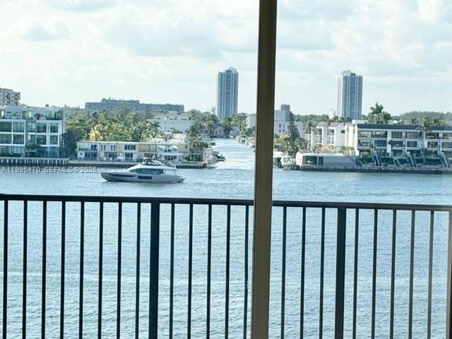 17100 North Bay Road, Unit 1604 Sunny Isles Beach, FL 33160 - Photo 3 of 37 a balcony with city view