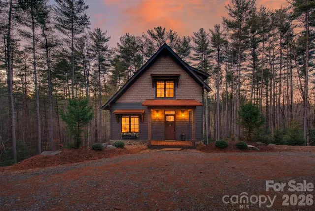 a view of a lake with a large bridge