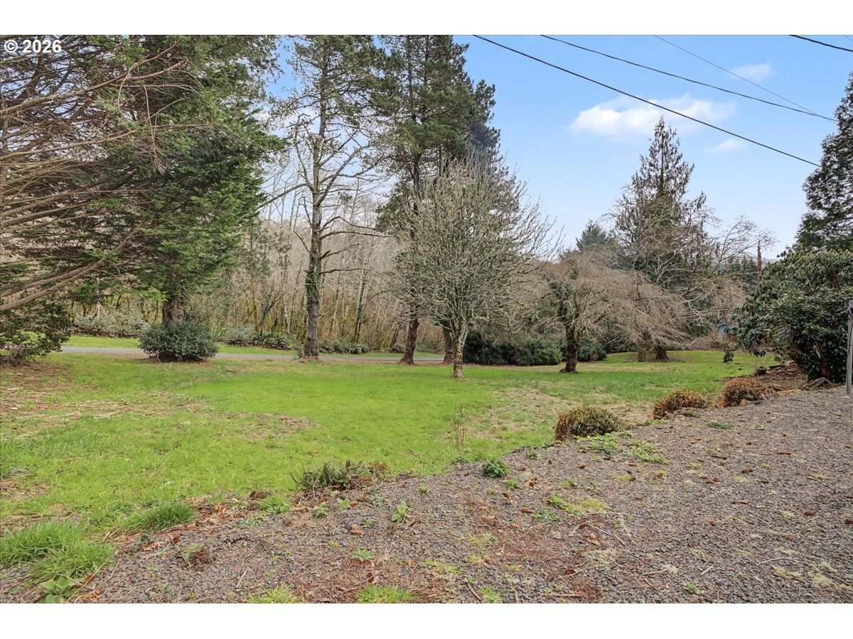 9 North Moolack Way Otis, OR 97368 - Photo 37 of 38 a view of a yard with a tree
