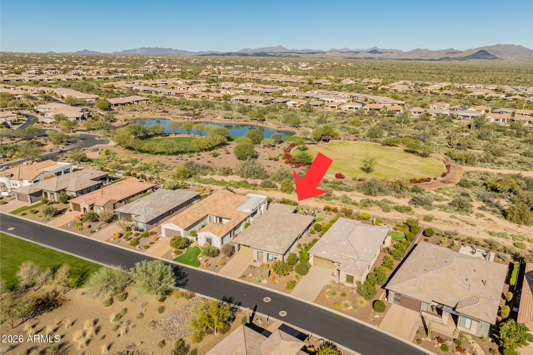 17840 East Paria Canyon Drive Rio Verde, AZ 85263 - Photo 21 of 35 aerial with arrow