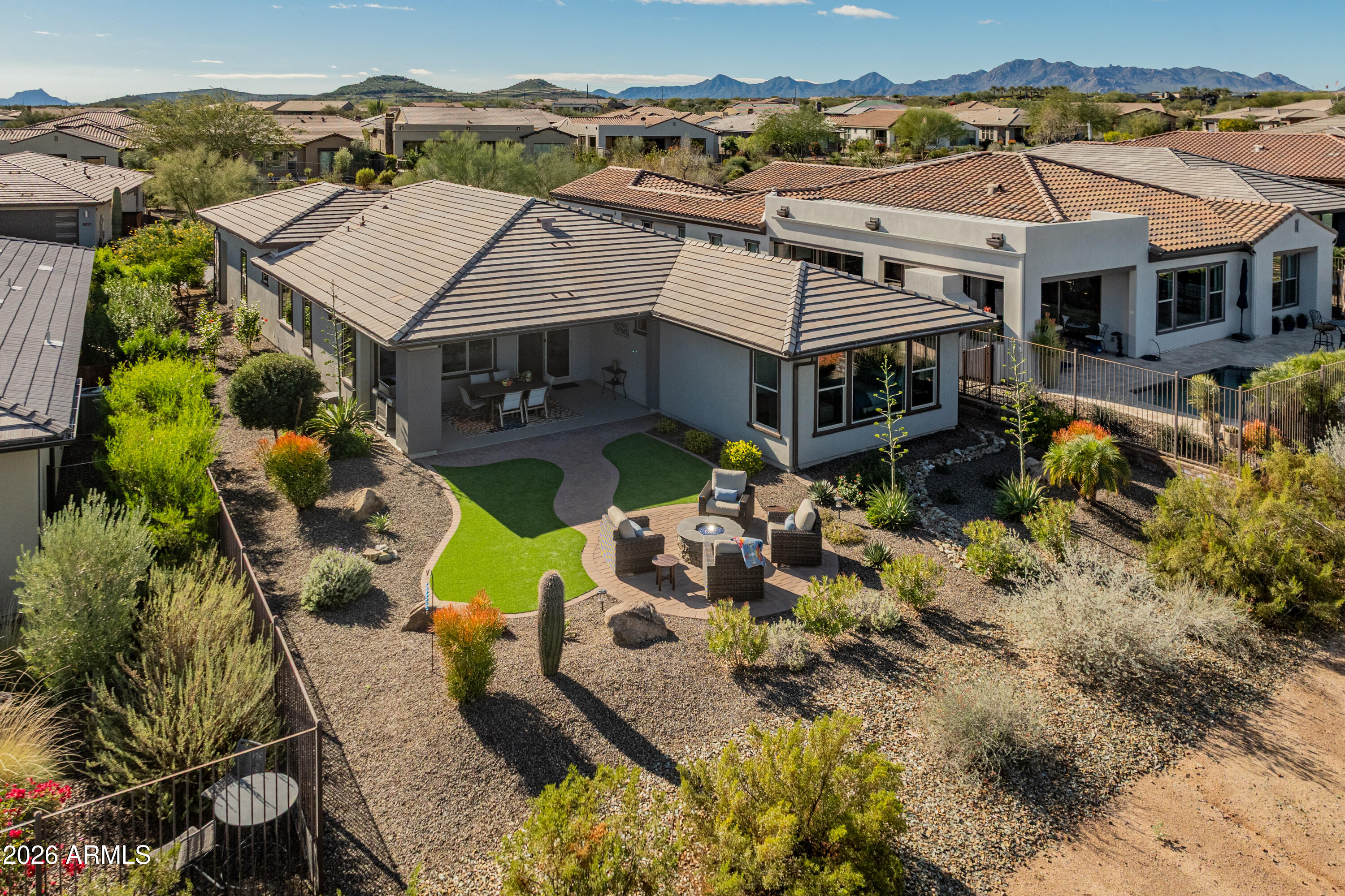 17840 East Paria Canyon Drive Rio Verde, AZ 85263 - Photo 23 of 35 rear elevation aerial