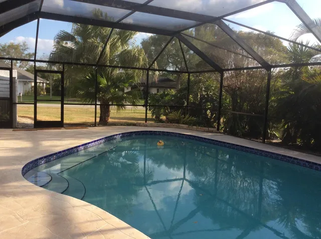 a view of a swimming pool
