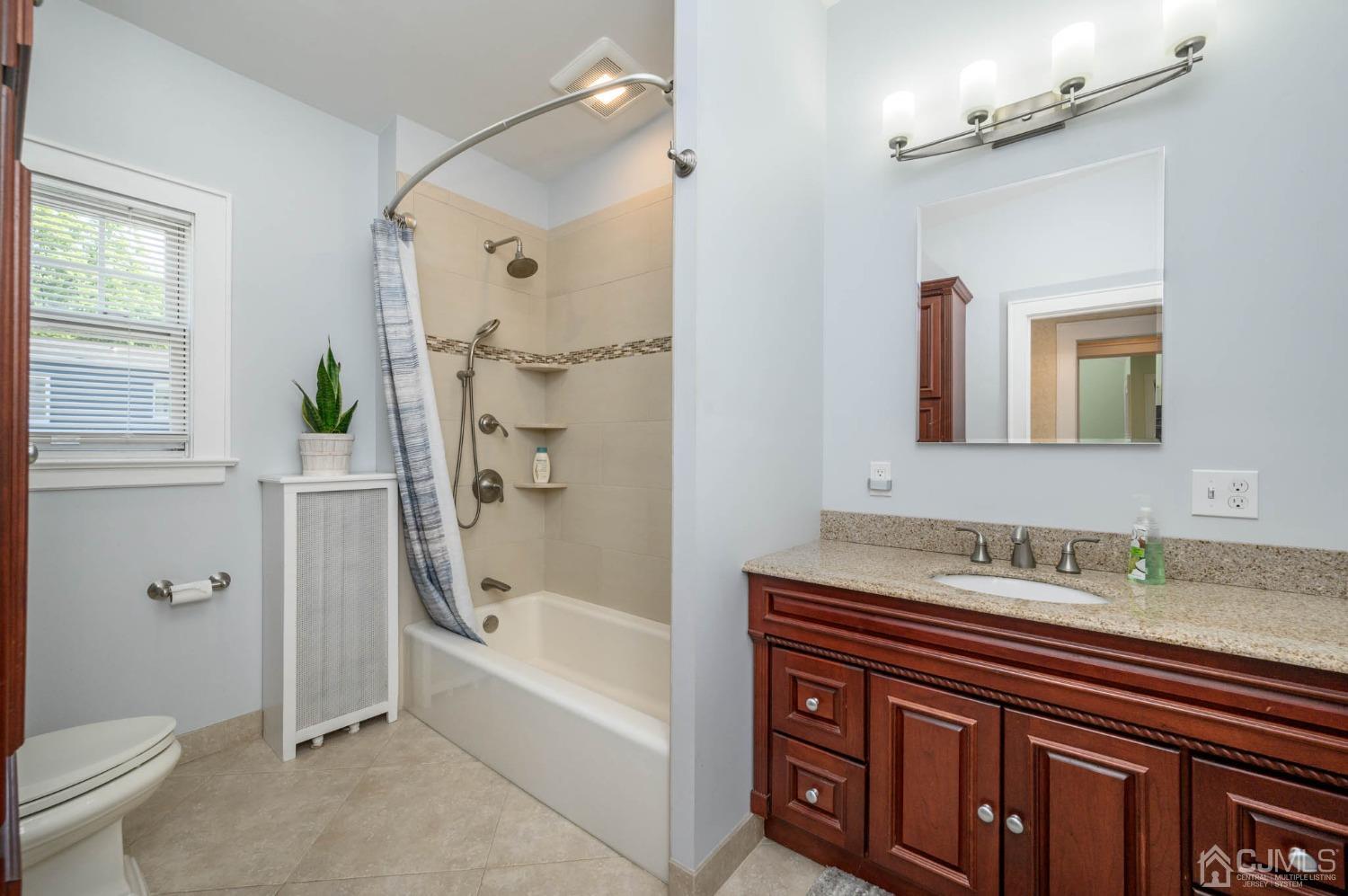 1221 Beech Avenue Mountainside, NJ 07092 - Photo 19 of 46 a bathroom with a tub sink toilet and mirror