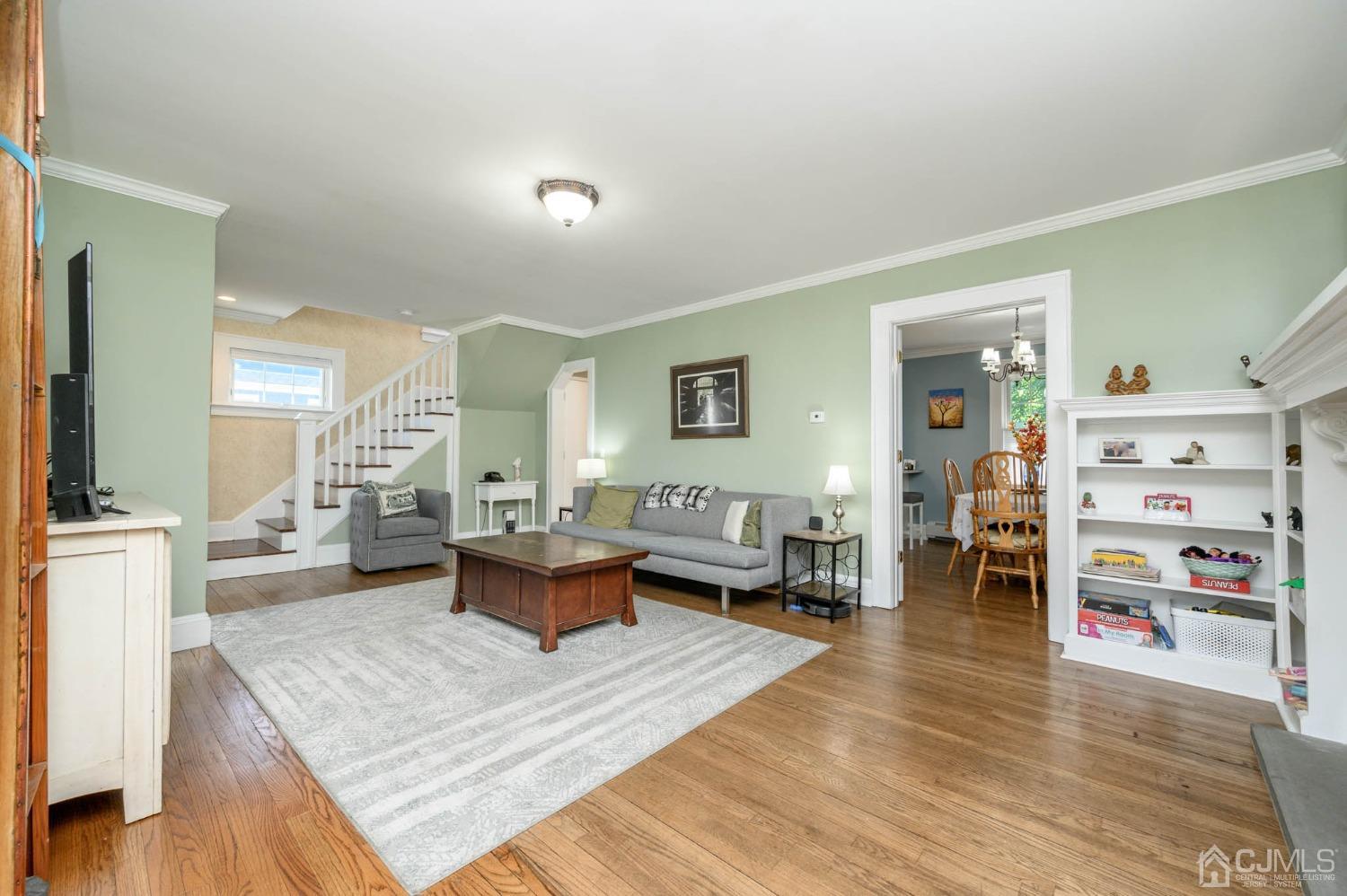 1221 Beech Avenue Mountainside, NJ 07092 - Photo 6 of 46 a living room with furniture and a wooden floor