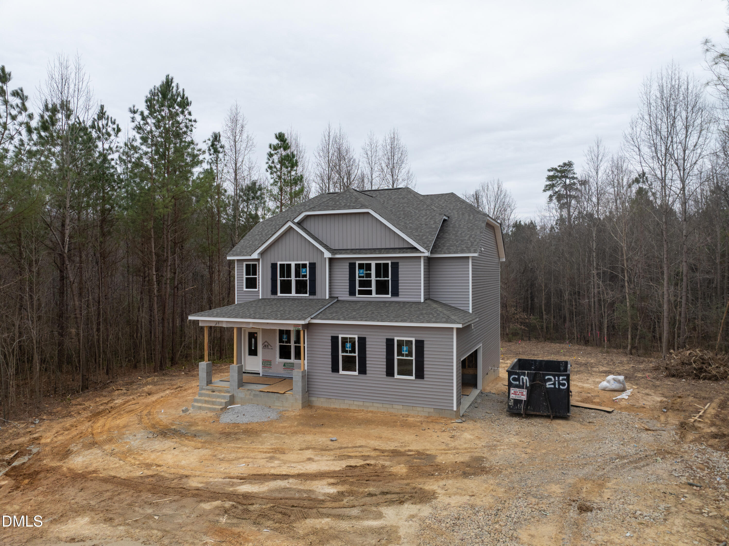 2280 Peachtree Hills Road Spring Hope, NC 27882 - Photo 2 of 20 a aerial view of a house next to a yard with large trees