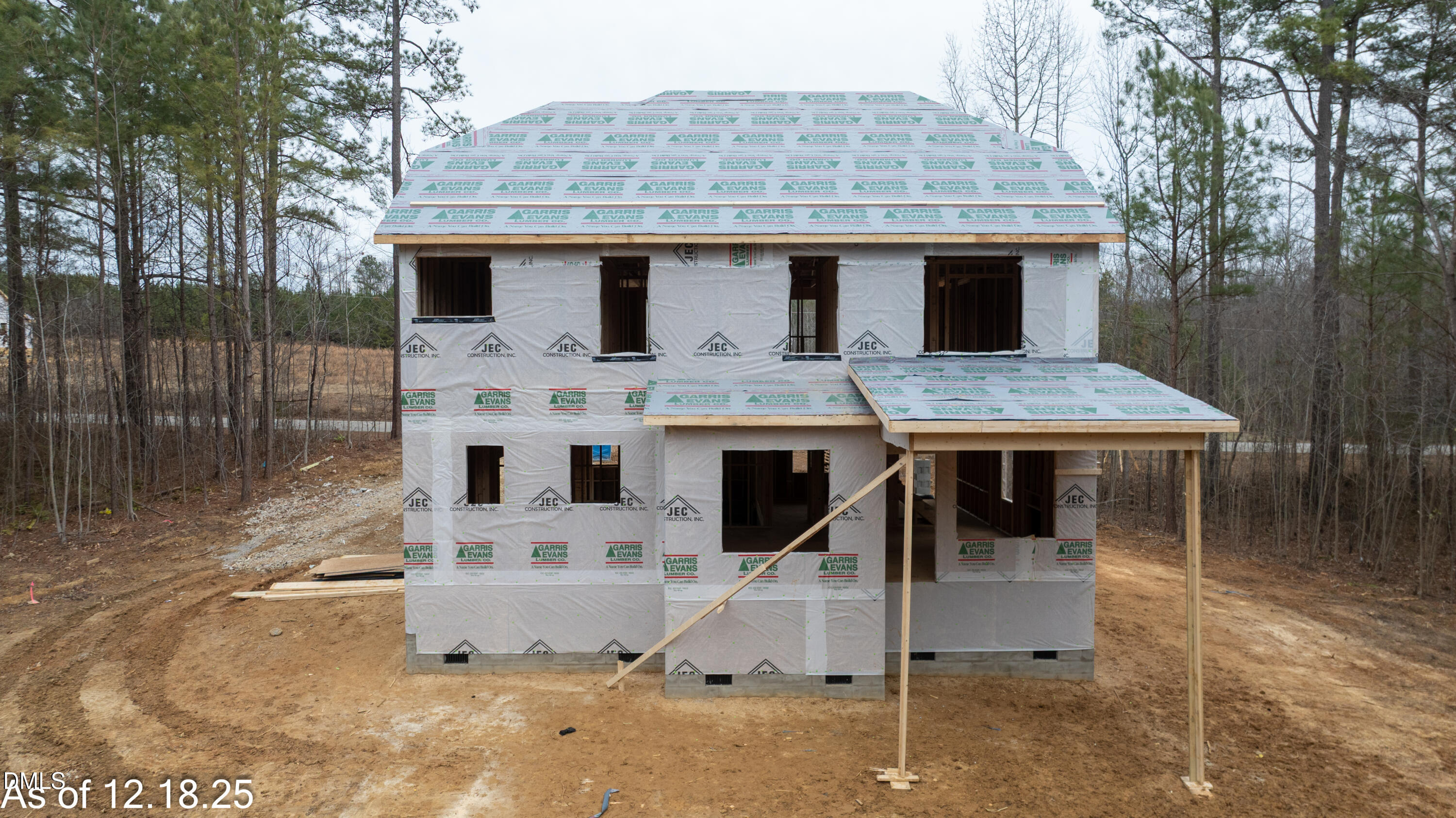 2280 Peachtree Hills Road Spring Hope, NC 27882 - Photo 2 of 11 framing-5