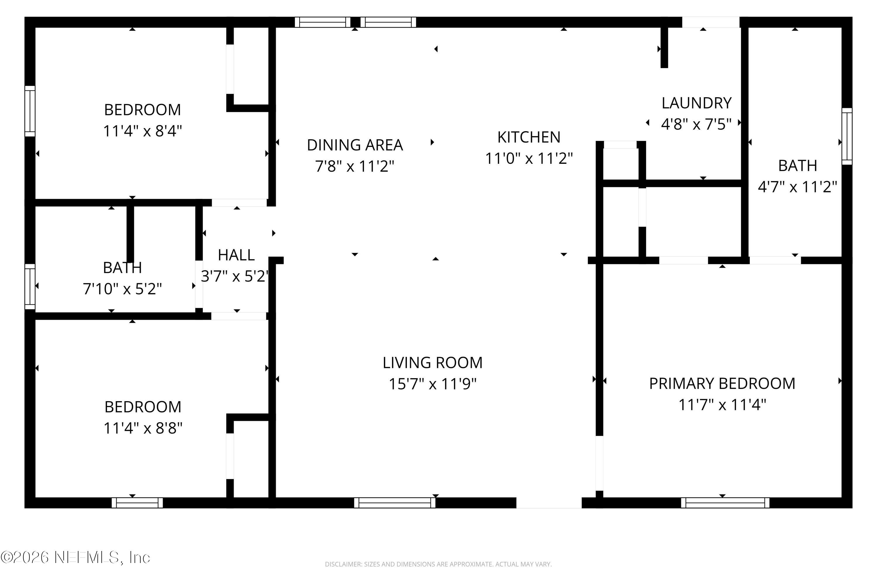 111 Hurst Street St. Augustine, FL 32084 - Photo 28 of 32 Floorplan