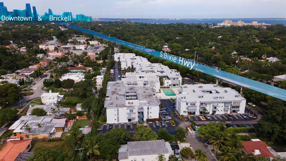 2496 Southwest 17th Avenue, Unit 5308 Miami, FL 33145 - Photo 19 of 19 an aerial view of multiple house