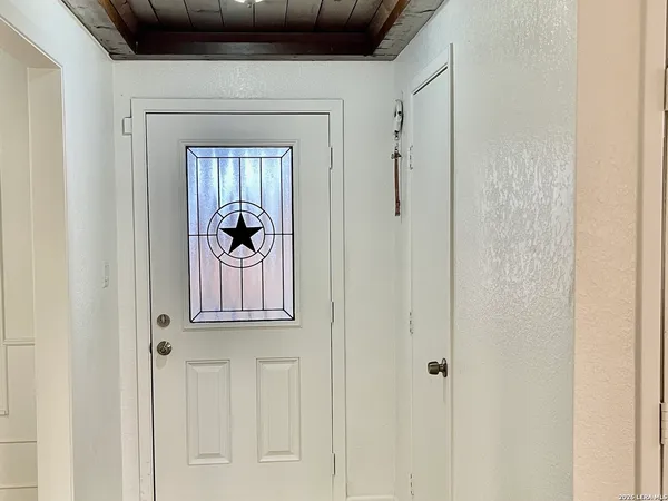 a view of a entryway door