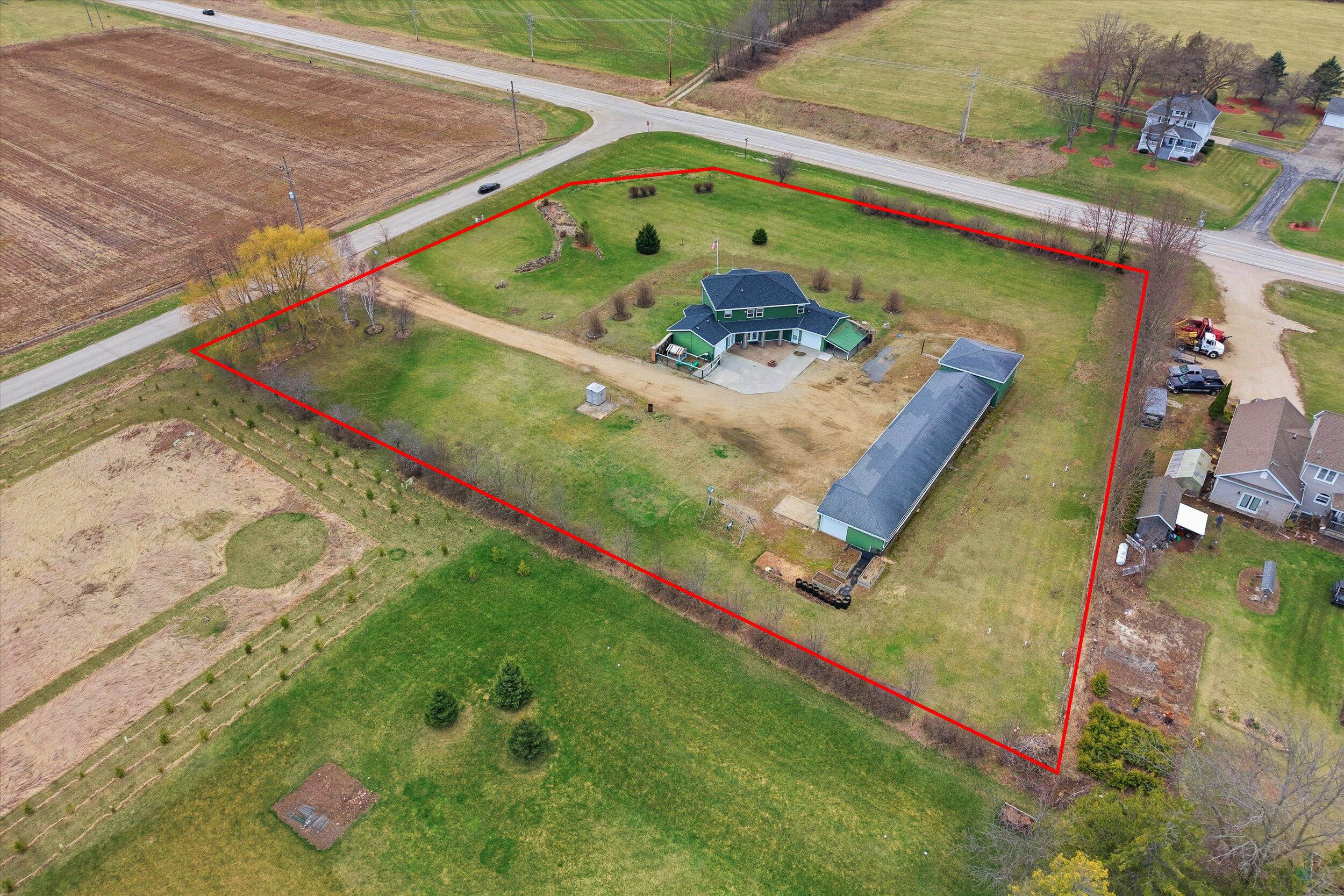 1679 Old Bridge Road Auburn, WI 53010 - Photo 46 of 52 Aerial