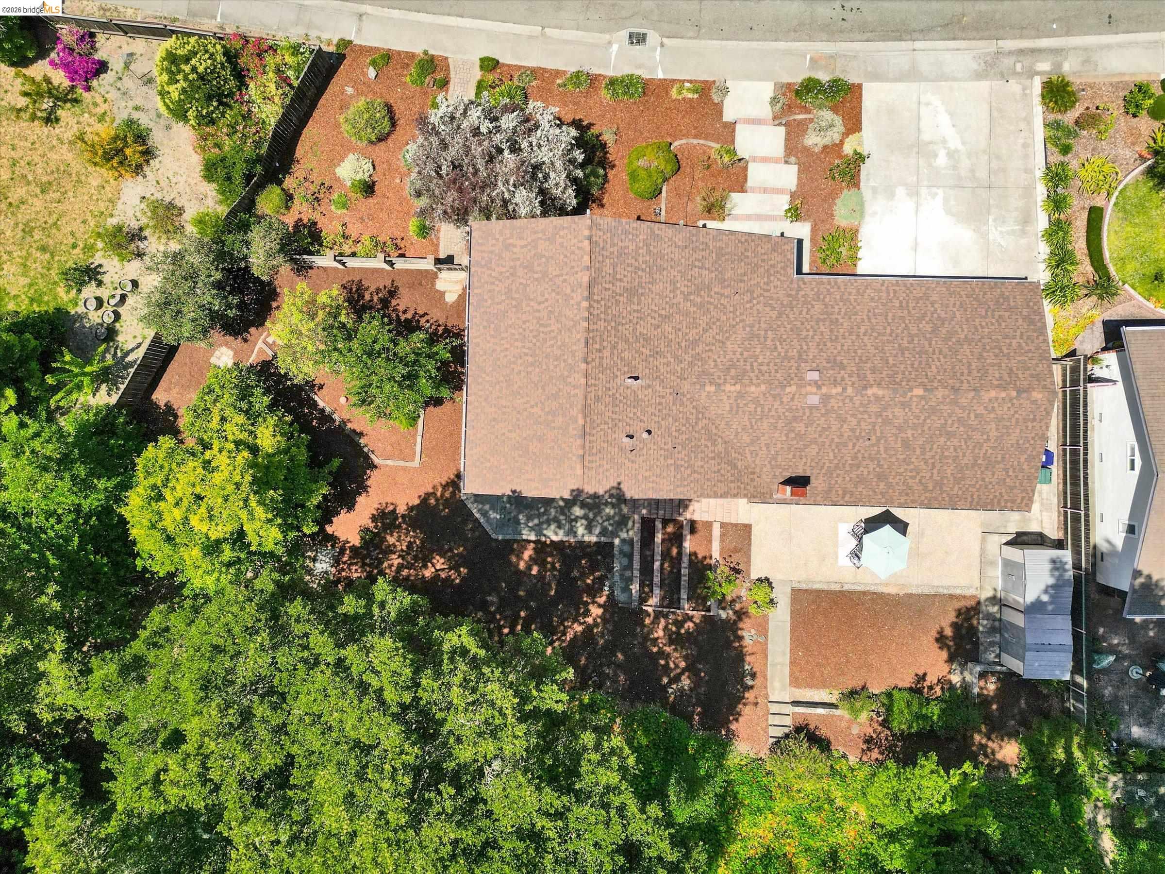 2826 Wright Avenue Pinole, CA 94564 - Photo 62 of 70 Aerial view showcasing the property's expansive lot with diverse landscaping