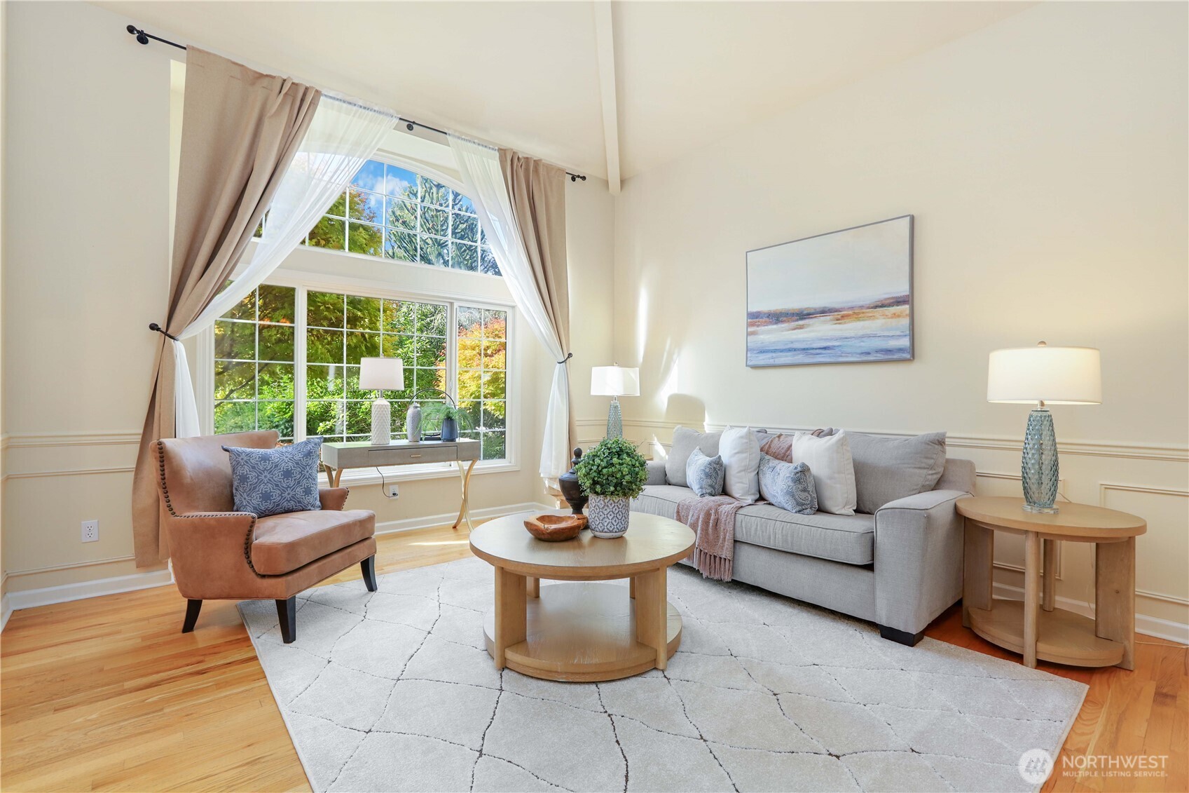 6405 154th Street Southeast Snohomish, WA 98296 - Photo 4 of 39 a living room with furniture and a large window