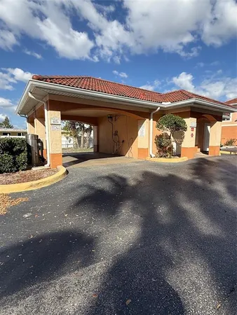 a view of a yard with an house and outdoor space