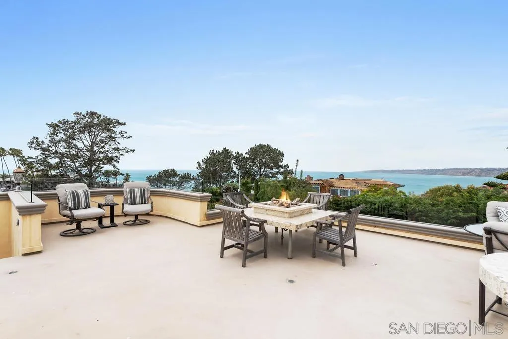 7971 Prospect Place La Jolla, CA 92037 - Photo 32 of 36 a view of a terrace with sitting area