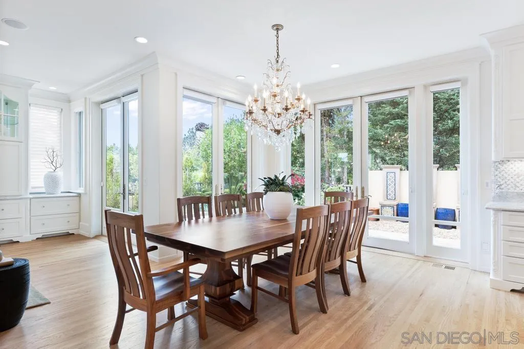7971 Prospect Place La Jolla, CA 92037 - Photo 10 of 36 a view of a dining room with furniture window and outside view