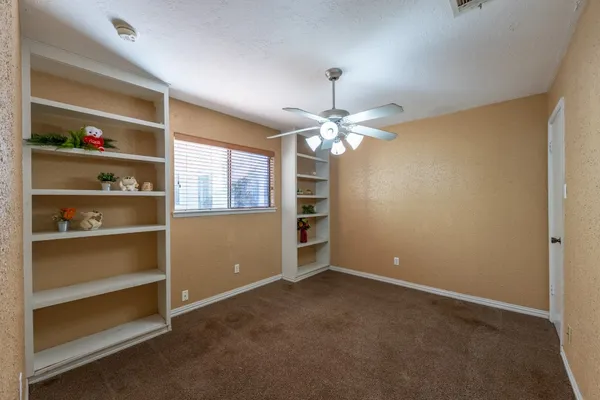 a view of a storage room