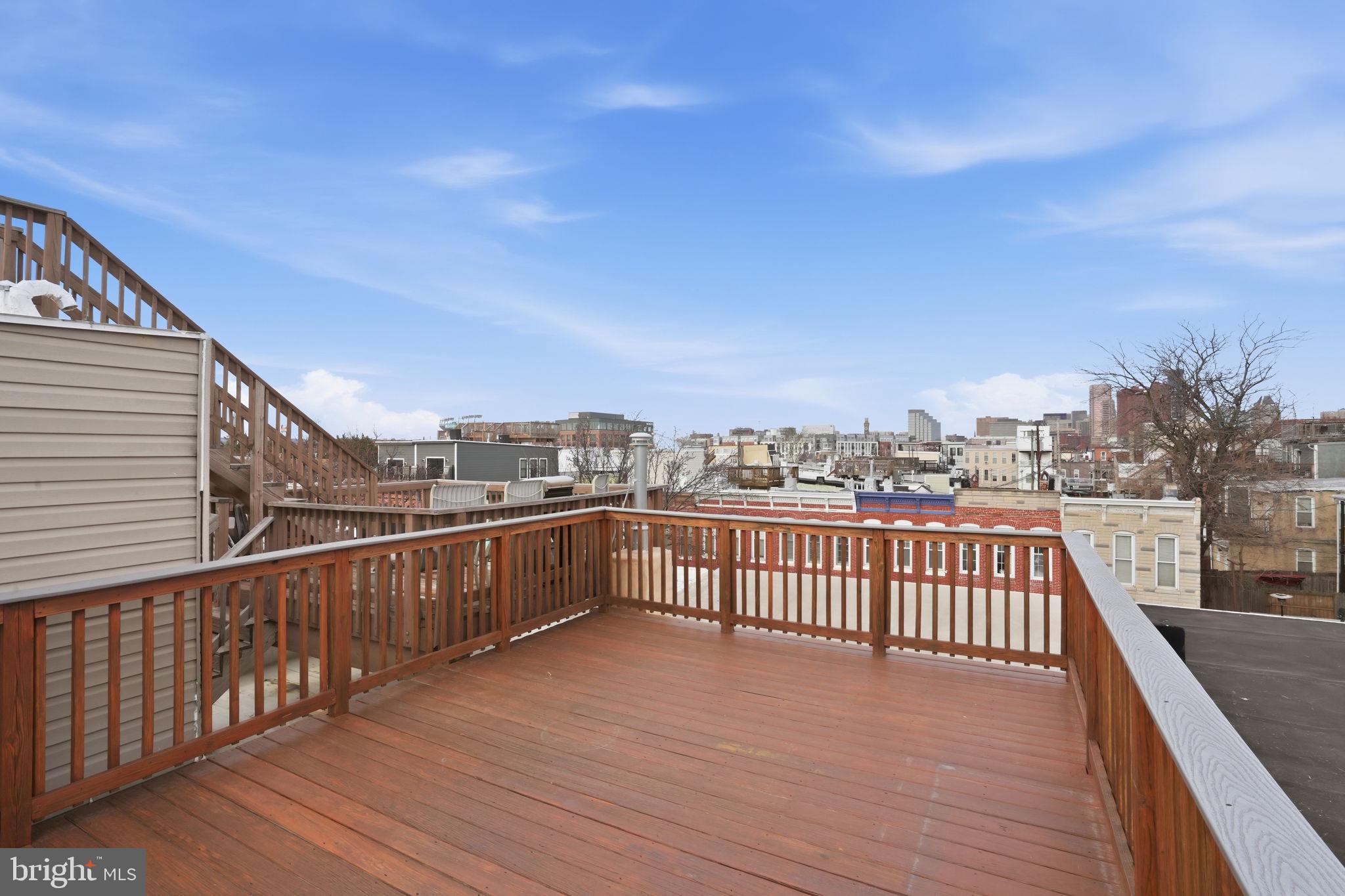 107 West Fort Avenue Baltimore, MD 21230 - Photo 29 of 34 a view of balcony with city view
