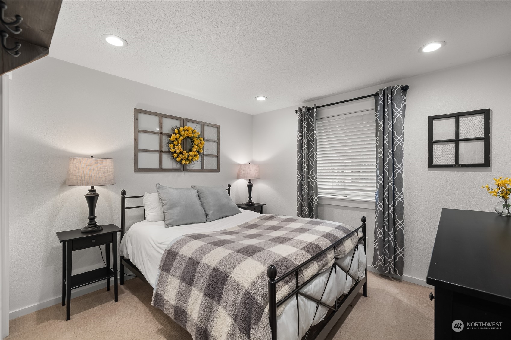 3529 Eagle Drive Northeast Olympia, WA 98516 - Photo 13 of 29 a bedroom with a bed and painting on the wall
