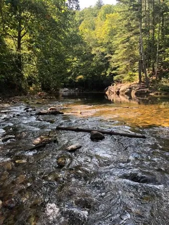 a view of outdoor space with deck and yard