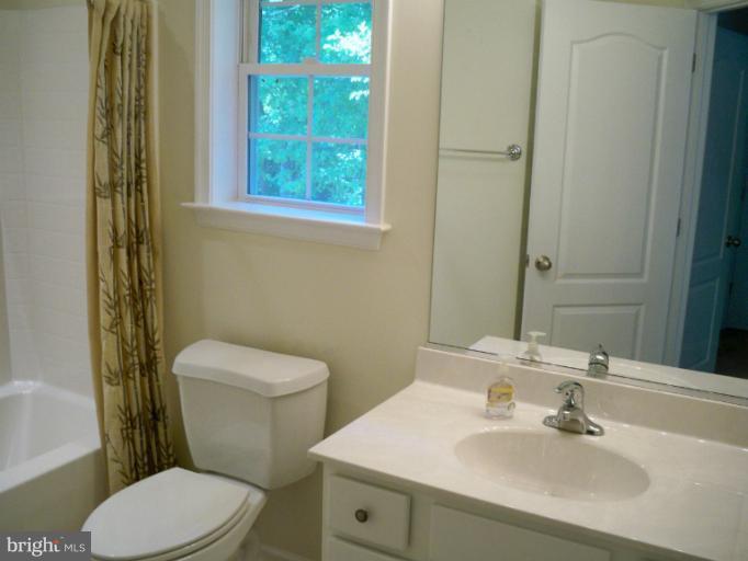 1458 Cox Neck Road Chester, MD 21619 - Photo 12 of 20 a bathroom with a sink a toilet and a mirror