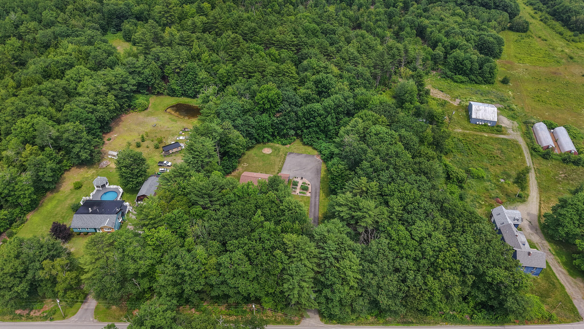 1348 Carmel Road North Hampden, ME 04444 - Photo 47 of 53 Aerial