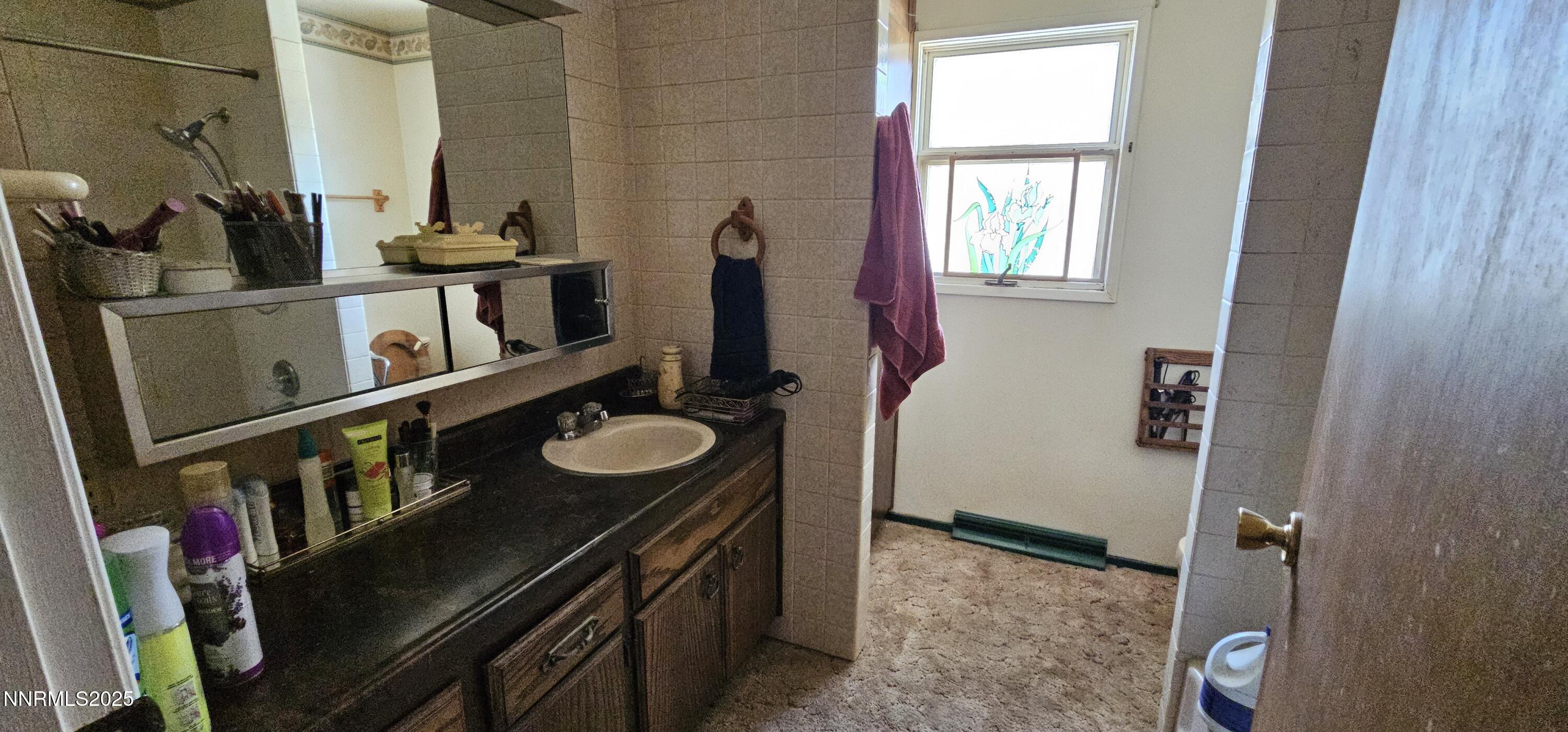 316 Toiyabe Road Kingston, NV 89310 - Photo 17 of 32 a bathroom with sink and mirror