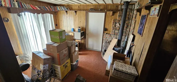 a view of storage and utility room