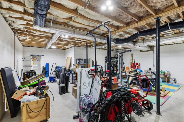 a view of a storage room with a lot of stuff