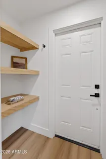 a view of an empty room
