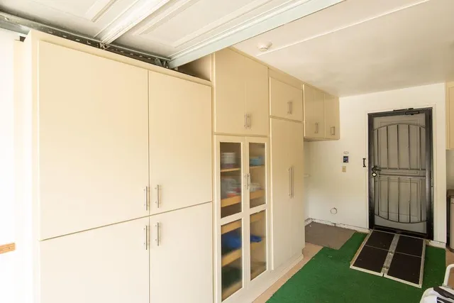 a close view of utility room