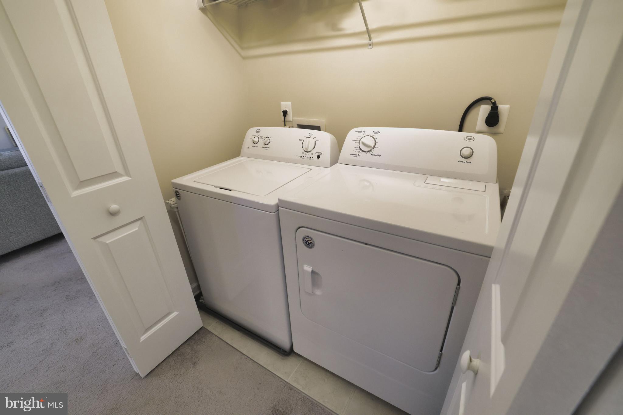 48 Rustic Lane Colonial Beach, VA 22443 - Photo 41 of 47 a utility room with dryer and washer