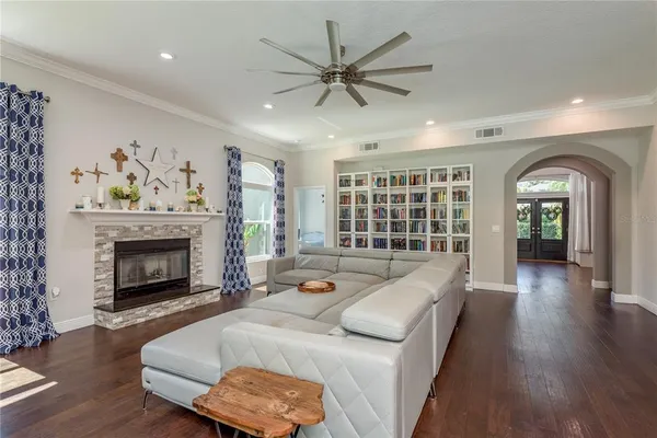 a bathroom with a sink a mirror and shower