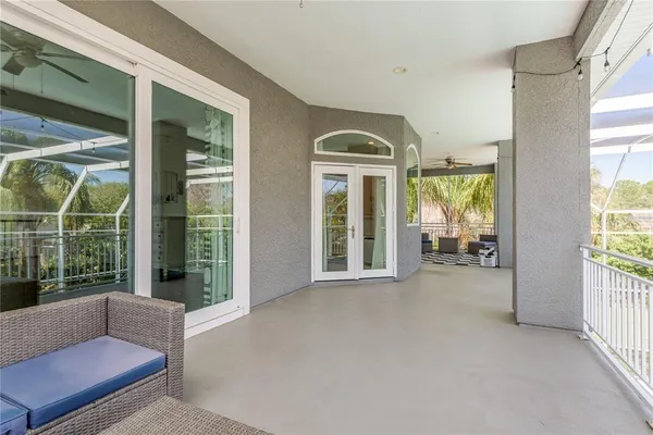 a view of a house with a swimming pool