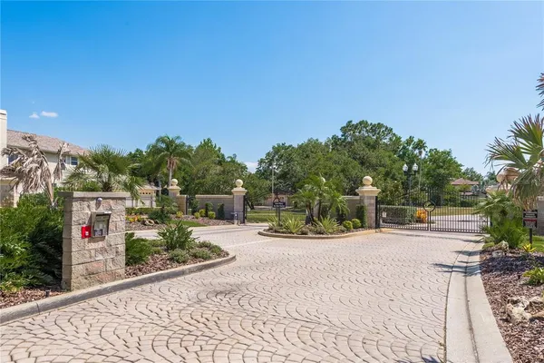 a view of a backyard of a house