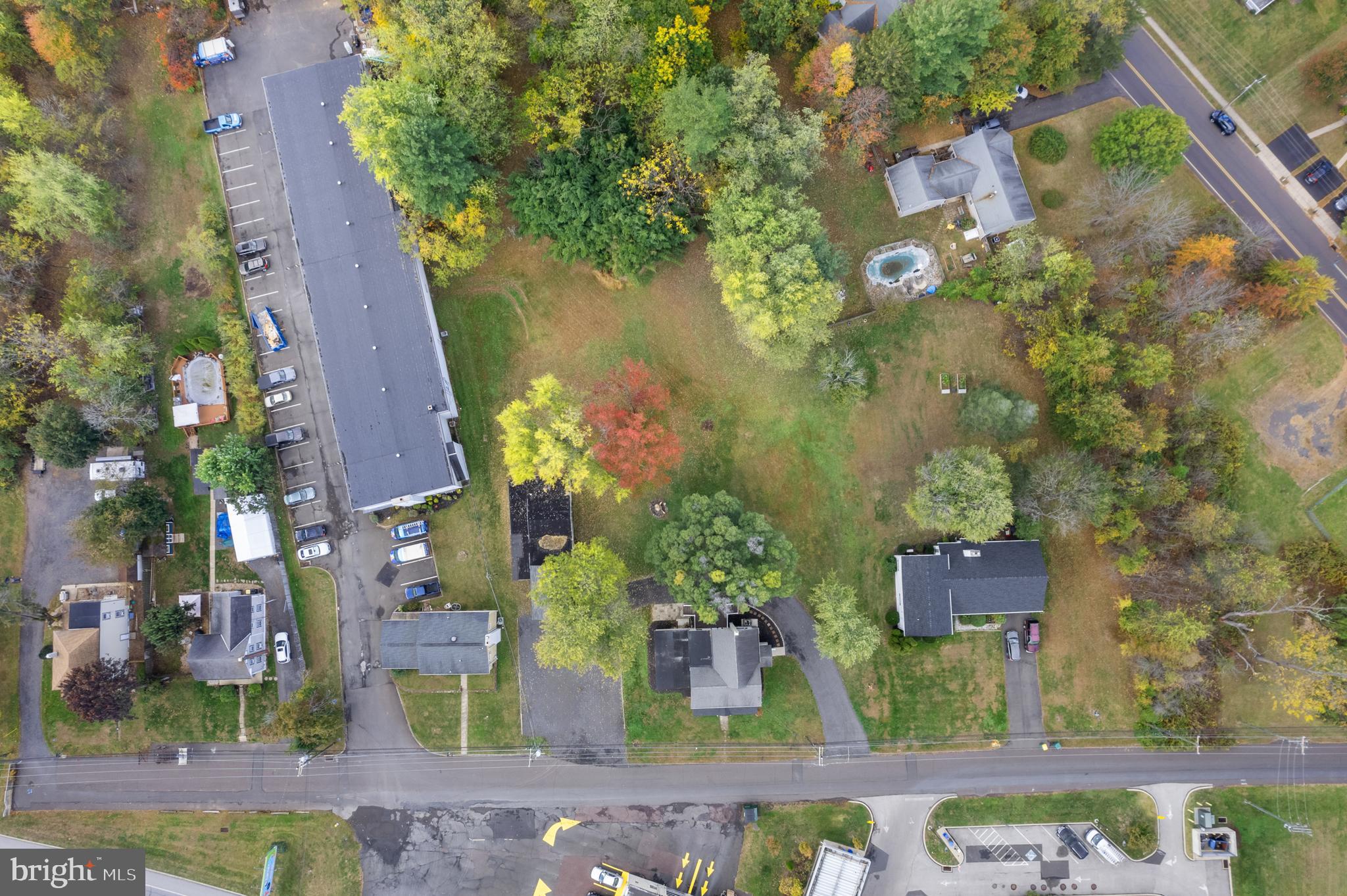 924 Bethlehem Pike Colmar, PA 18915 - Photo 43 of 47 an aerial view of a house with a yard basket ball court and outdoor seating