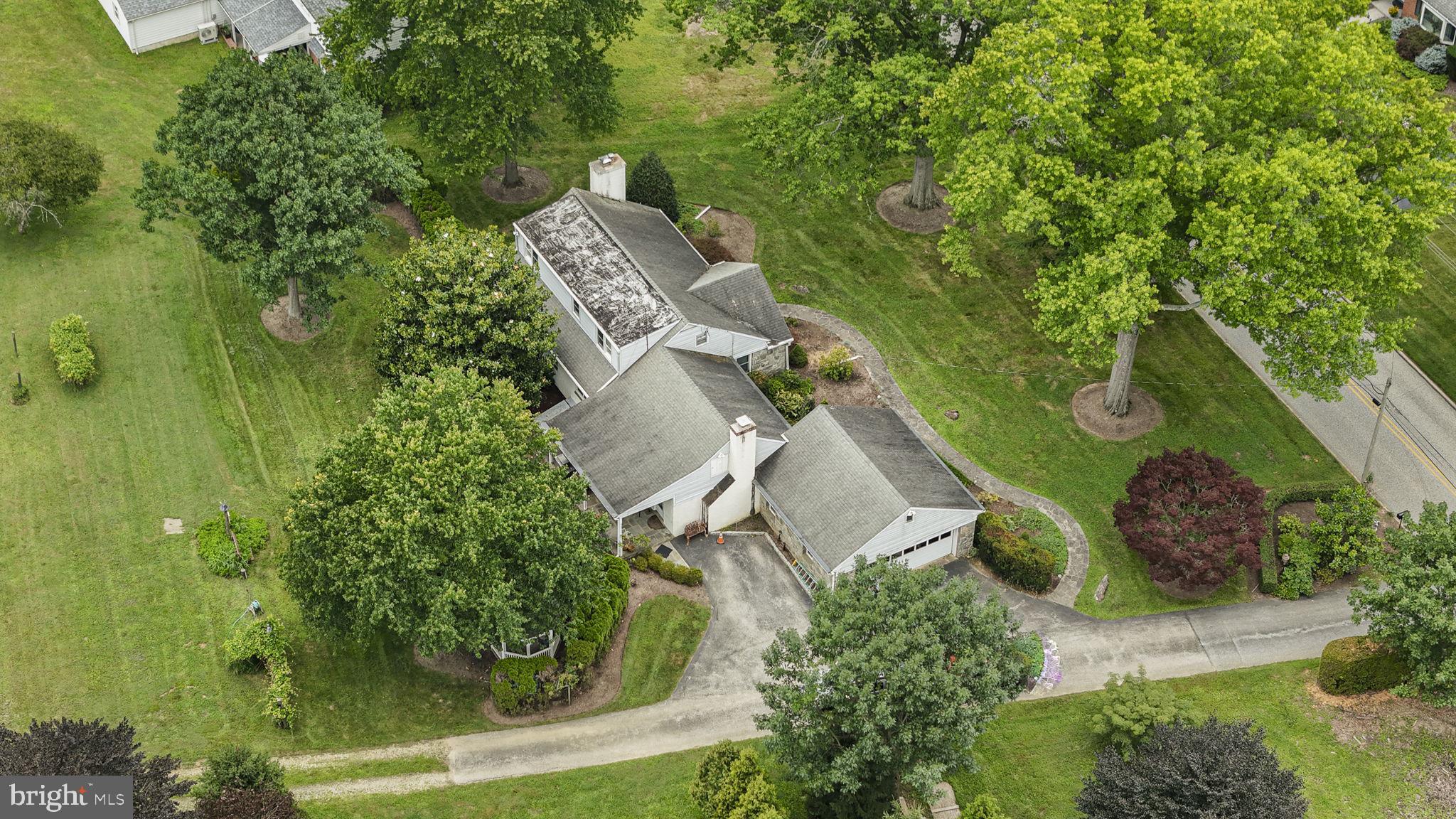 220 Old State Road Berwyn, PA 19312 - Photo 10 of 36 an aerial view of a house with outdoor space