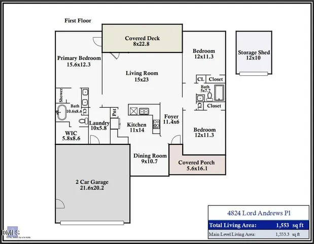 $375,000 | 4824 Lord Andrew Place, Liberty, NC 27298
