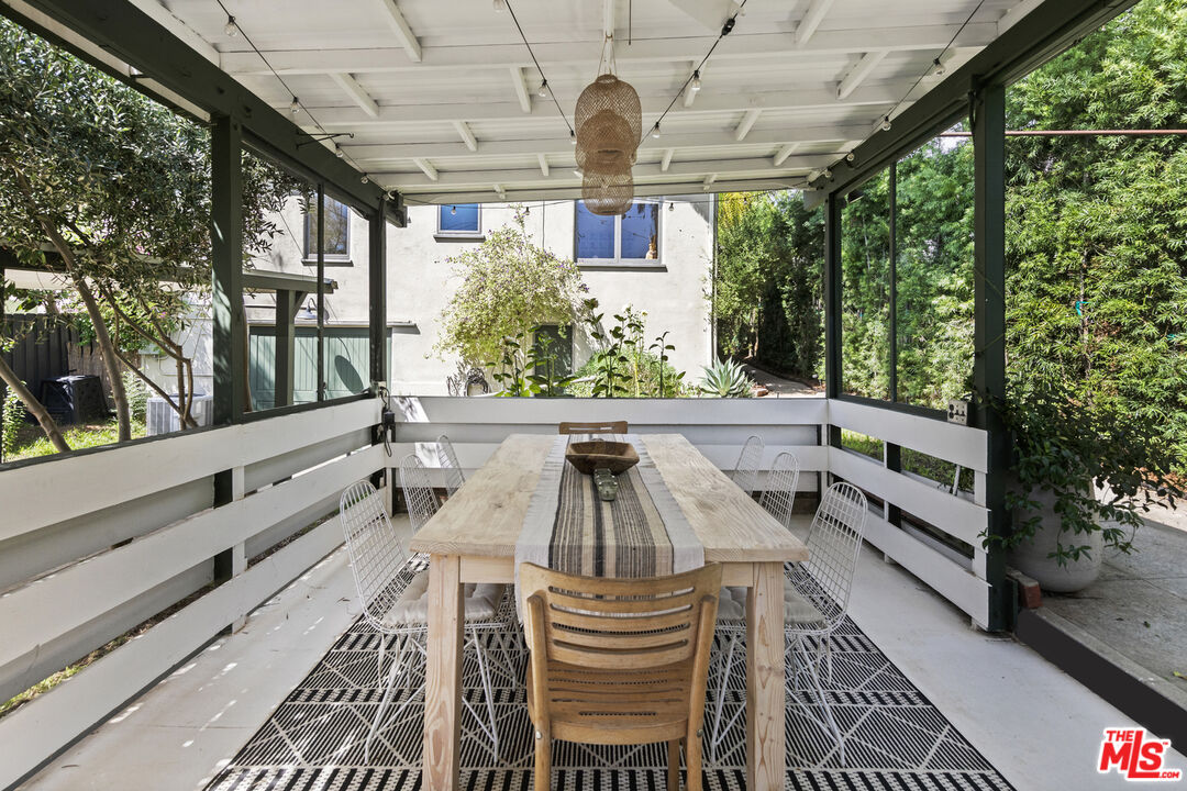 246 Robinson Road Pasadena, CA 91104 - Photo 29 of 43 a view of a chairs and table in the balcony