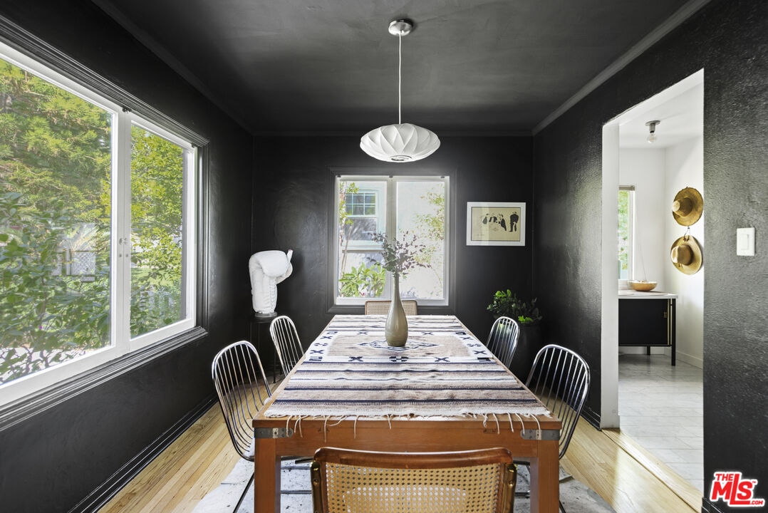 246 Robinson Road Pasadena, CA 91104 - Photo 10 of 43 a view of a dining room with furniture window and outside view