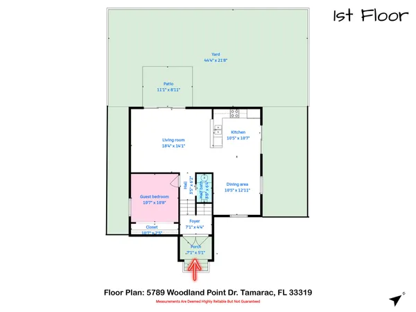 $3,250 | 5789 Woodland Point Drive, Tamarac, FL 33319